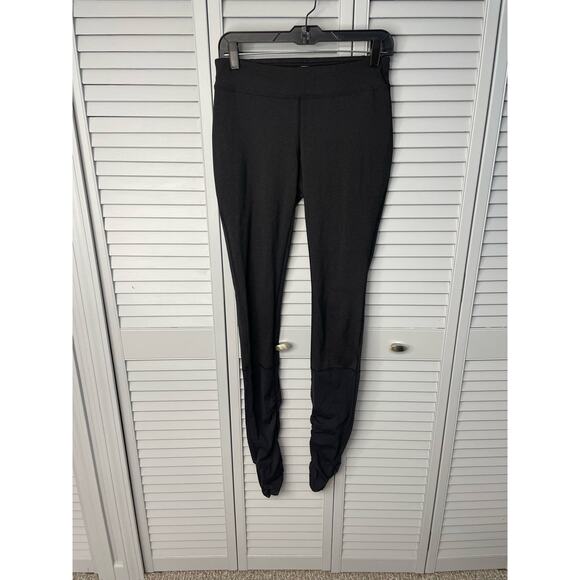 Lucy Powermax dark gray stretch leggings ankle scrunch women's size medium - Picture 1 of 5